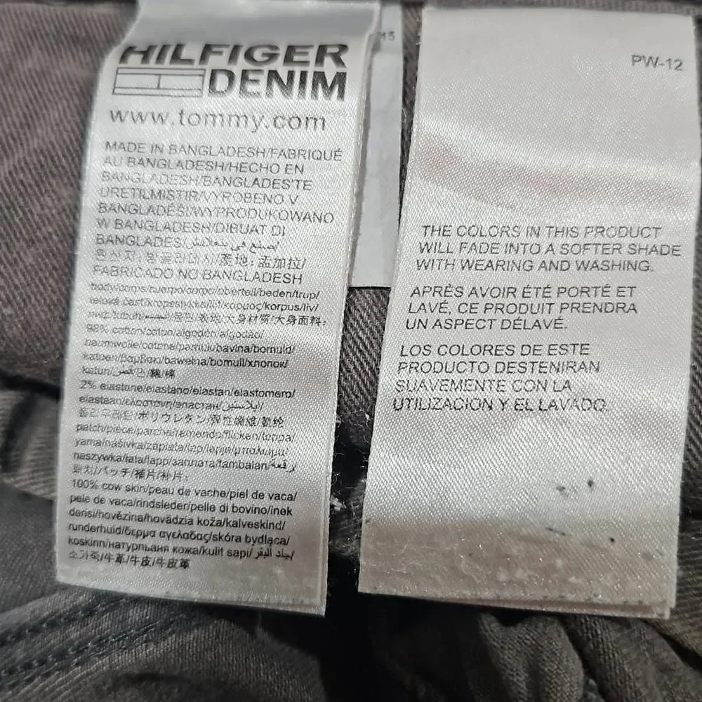 Tommy Hilfiger Grey Slim Scanton Pant 31/34